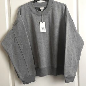 Women's Fine Gauge Gray Crewneck Sweater - A New Day great gift for cold season